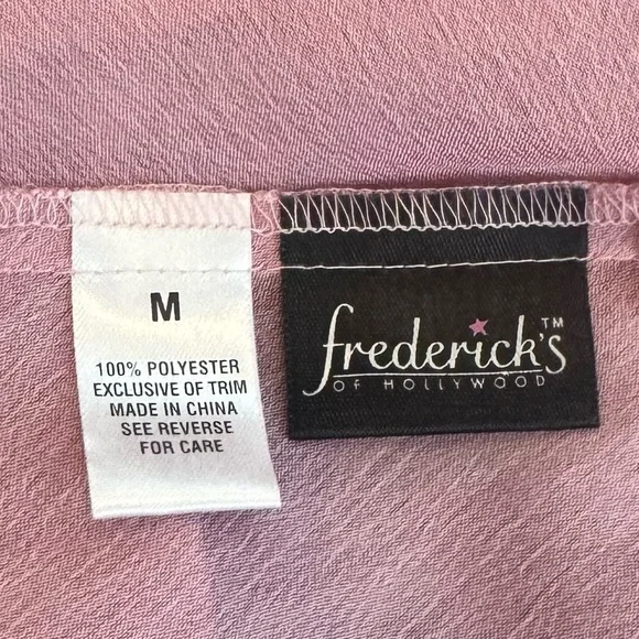 🌺SOLD🌺 Y2K Frederick’s of Hollywood Sheer Chiffon Lace Maxi Gown Slip Dress - Picture 3 of 9